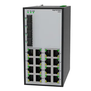 SWITCH GESTIONABLE LAYER 2 TIPO RIEL DIN DE 20 PUERTOS FULL GIGABIT DE NIVEL INDUSTRIAL SH5220 FERTRON