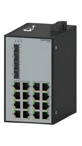 SWITCH GESTIONABLE LAYER 2 TIPO RIEL DIN DE 20 PUERTOS MULTIÓPTICOS DE NIVEL INDUSTRIAL SH5320 FERTRON