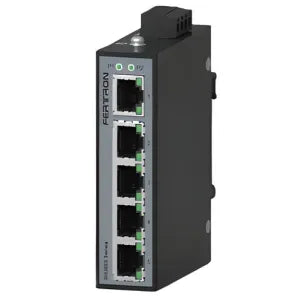 SWITCH NO GESTIONADO DE 5 PUERTOS CON MONTAJE EN RIEL DIN DE NIVEL INDUSTRIAL SH3005 FERTRON