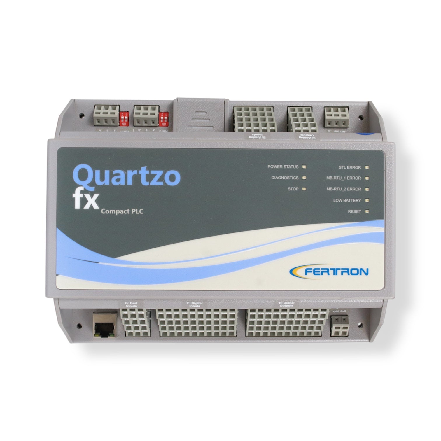 CONTROLADOR LÓGICO PROGRAMABLE DE MEDIANO PORTE QUARTZO FX COMPACT PLC FERTRON
