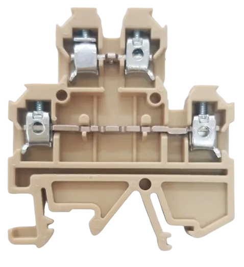 CONECTOR BORNE DE PASO DOBLE 4MM SUT2-4/2 FERTRON