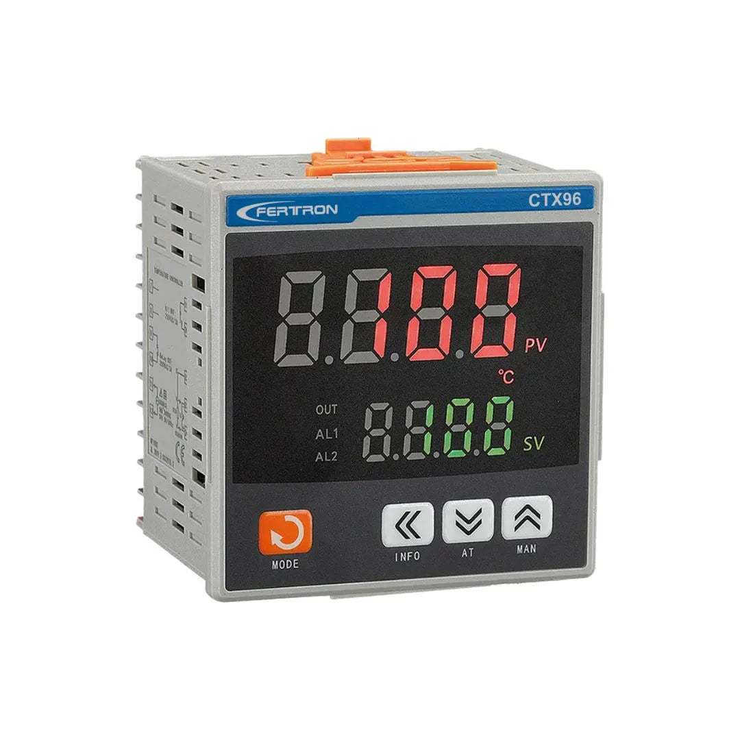 CONTROLADOR DE TEMPERATURA INTELIGENTE 96X96 MODELO CTX96 FERTRON